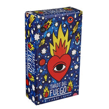 Load image into Gallery viewer, Tarot del Fuego Cards Tarot for Deck Oracles Electronic Guide Book Game Toy by Ricardo Cavolo Light Seer Dreams Wizards Toy