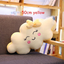 Load image into Gallery viewer, New Large Cartoon Cloud Plush Pillow super Soft Cushion Lovey Smile Cloud Stuffed Plush Toys For Children Baby Kids Girl Gift
