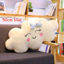 Load image into Gallery viewer, New Large Cartoon Cloud Plush Pillow super Soft Cushion Lovey Smile Cloud Stuffed Plush Toys For Children Baby Kids Girl Gift
