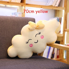 Load image into Gallery viewer, New Large Cartoon Cloud Plush Pillow super Soft Cushion Lovey Smile Cloud Stuffed Plush Toys For Children Baby Kids Girl Gift
