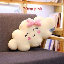 Load image into Gallery viewer, New Large Cartoon Cloud Plush Pillow super Soft Cushion Lovey Smile Cloud Stuffed Plush Toys For Children Baby Kids Girl Gift
