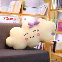 Load image into Gallery viewer, New Large Cartoon Cloud Plush Pillow super Soft Cushion Lovey Smile Cloud Stuffed Plush Toys For Children Baby Kids Girl Gift
