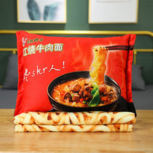 Load image into Gallery viewer, Millffy Funny Cool Blanket Gift Instant Noodle Blanket Throw Pillow Plush Blanket For Home Sofa Office And Car blanket
