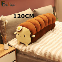 Load image into Gallery viewer, Cute Creative Poached Egg Toast Stuffed Pillow Soft Kawaii Bread Plush Toy Simulation Food Doll Sleep Pillow Cushion Kids Gift
