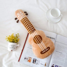Load image into Gallery viewer, Large simulation ukulele plush toy guitar plush pillow stuffed doll birthday gift for girl
